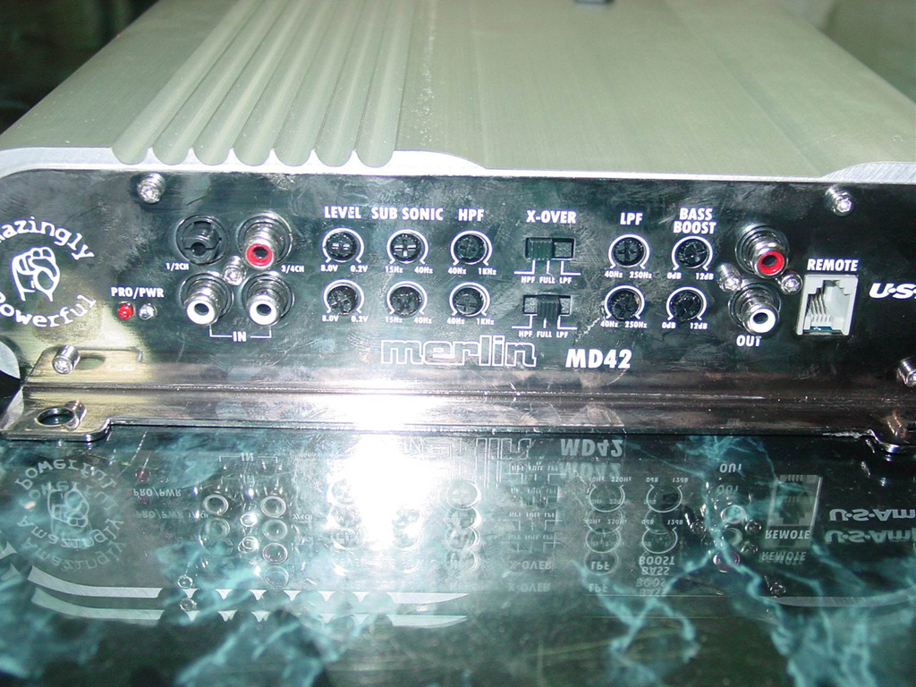 US AMP MD42 4채널앰프 중고
