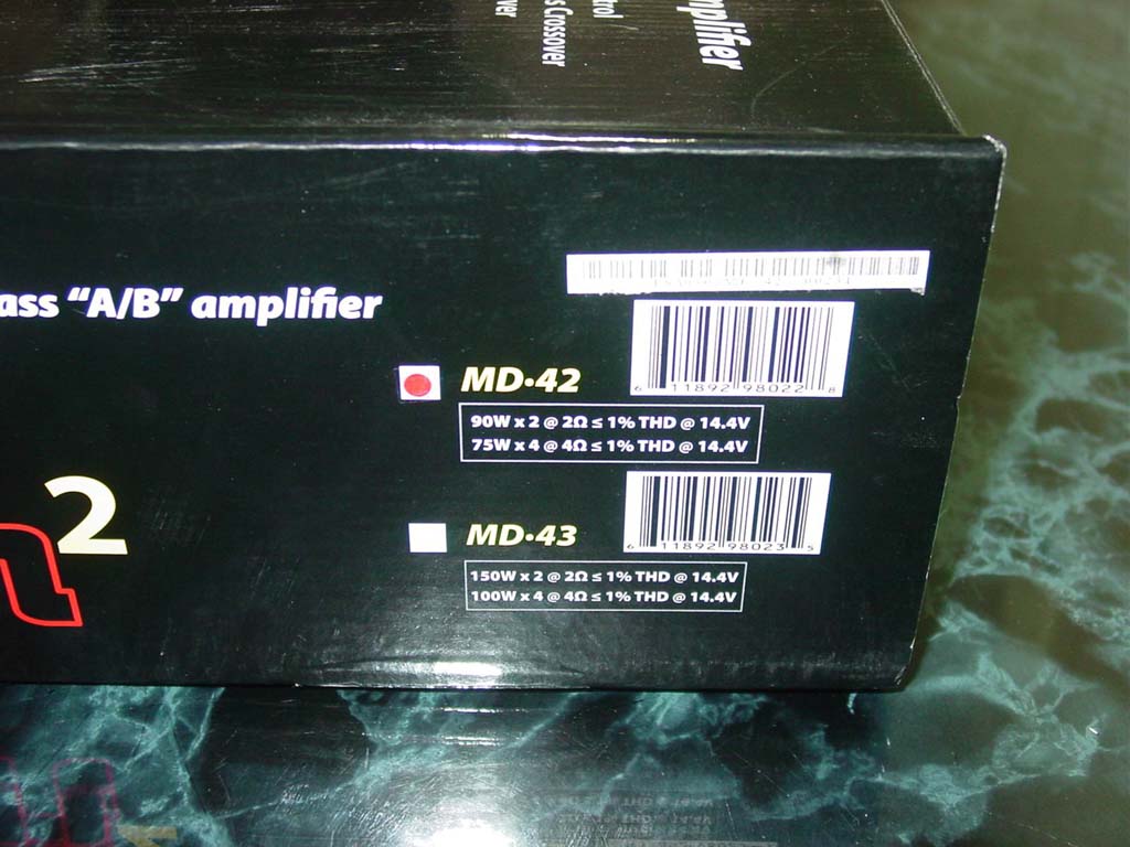 US AMP MD42 75와트 4채널앰프 신품