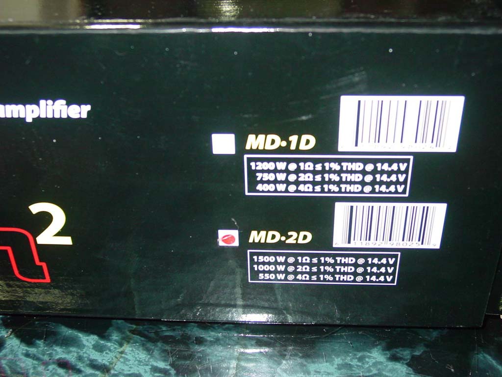 US AMP MD 2D 우퍼전용 모노앰프 신품