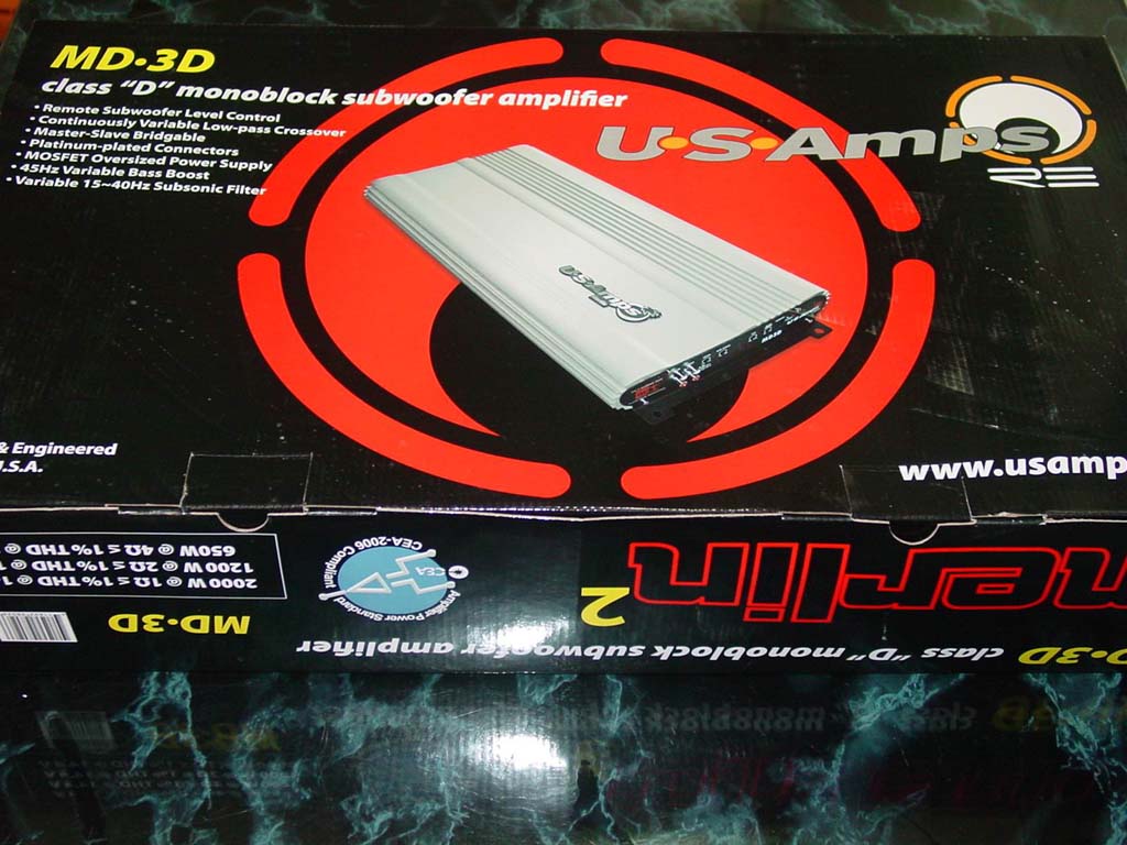 US AMP MD 3D 모노앰프