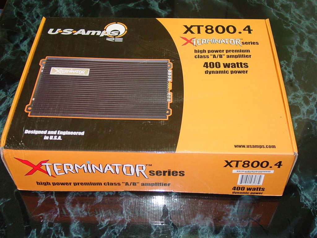 US AMP XT800.4 4채널앰프 신품