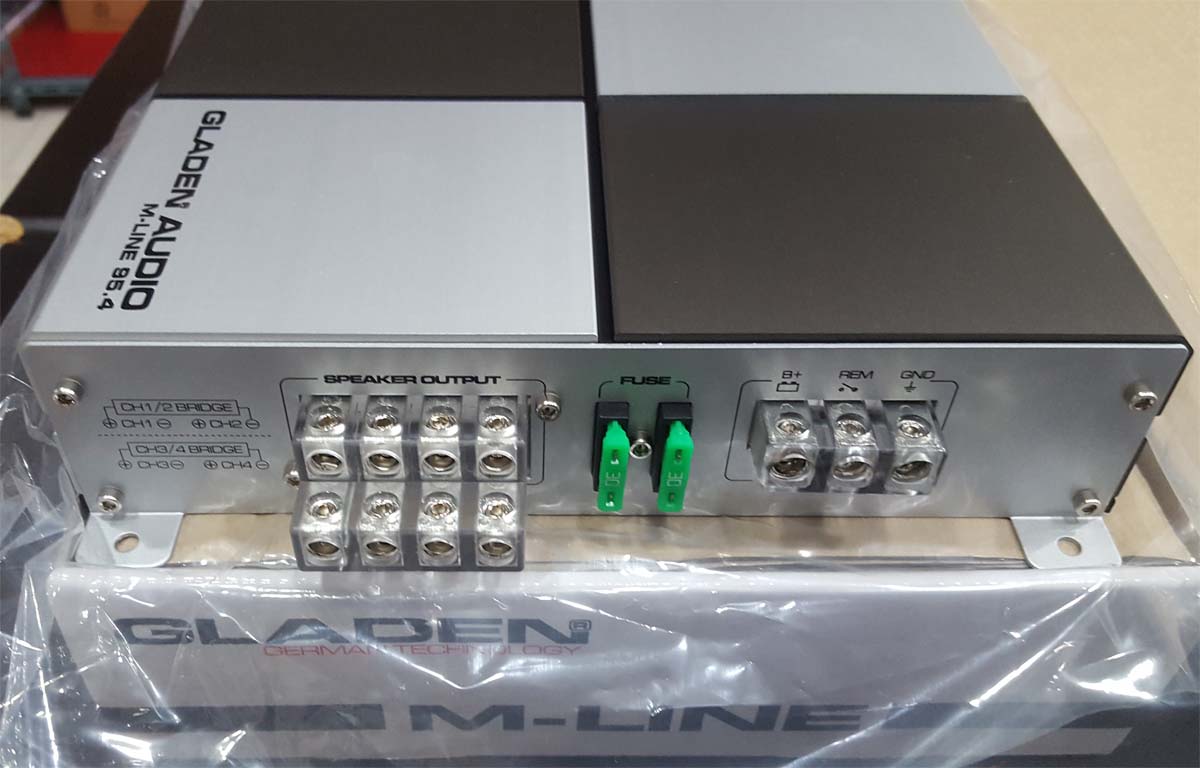 독일산 글라덴앰프 M Line 95와트 4채널 (AB클라스)