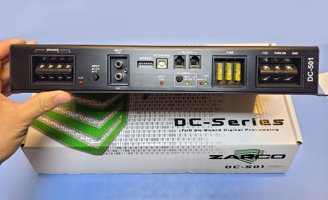 잡코 DC501 500와트 우퍼전용앰프(DSP 지원)