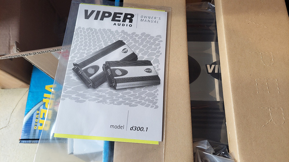 VIPER 300D 우퍼전용 앰프