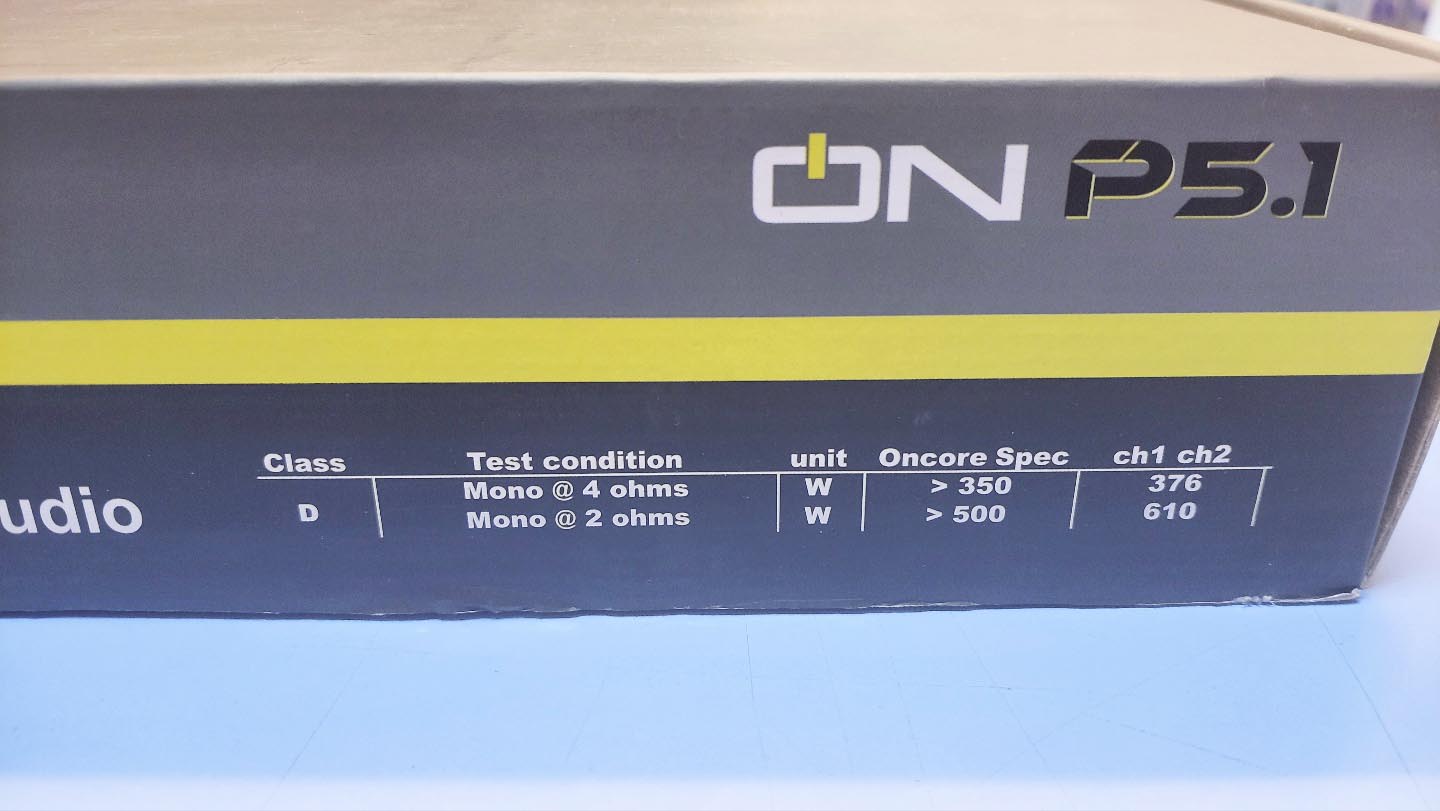 ONCORE 600D 컴팩트 사이즈 앰프
