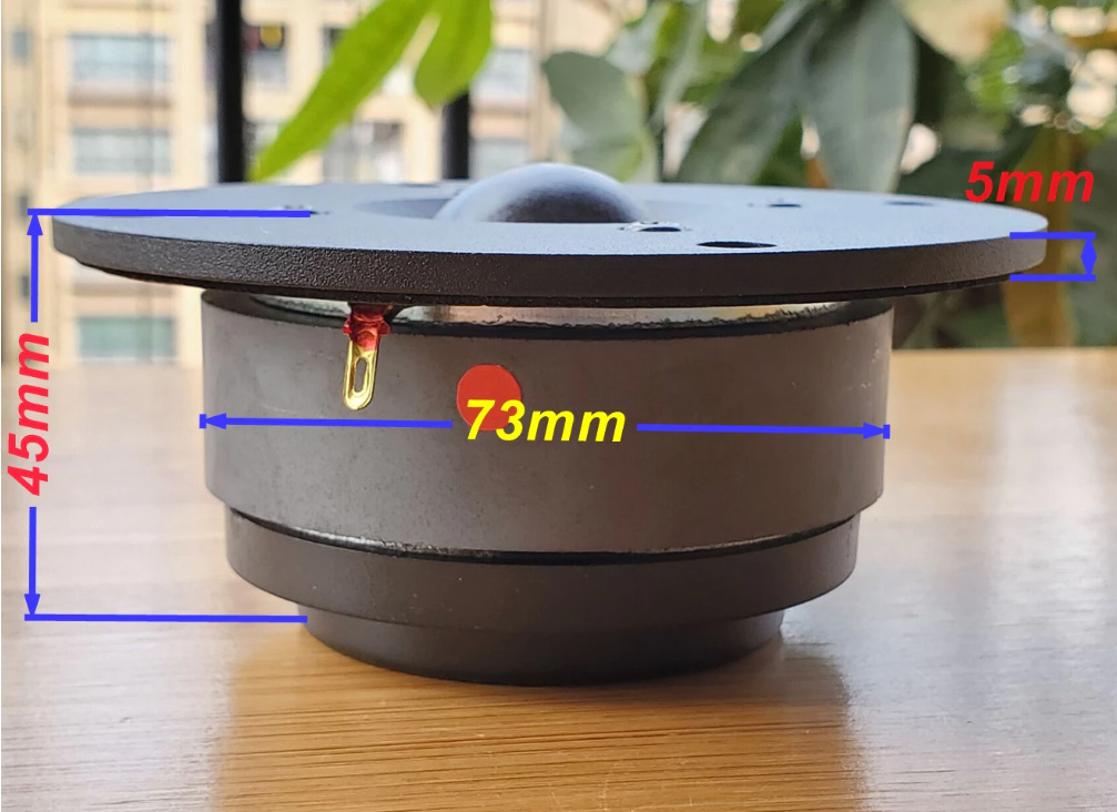 MeloDavid T330A 28mm 돔트위터 (104mm version)