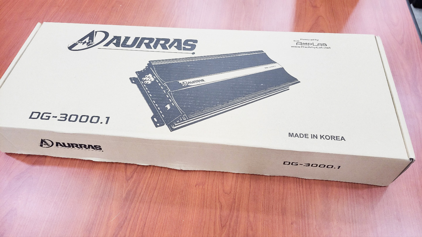 AURRAS DG3000.1 앰프 (4300D 모델) 최근 생산된 모델
