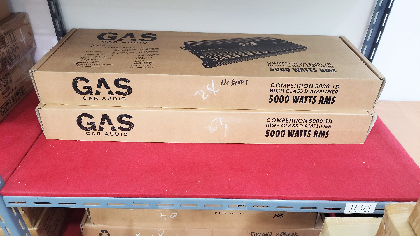 GAS AUDIO 5000.1D 대출력앰프