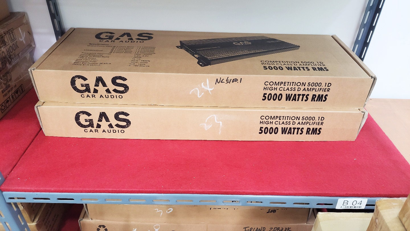 GAS AUDIO 5000.1D 대출력앰프