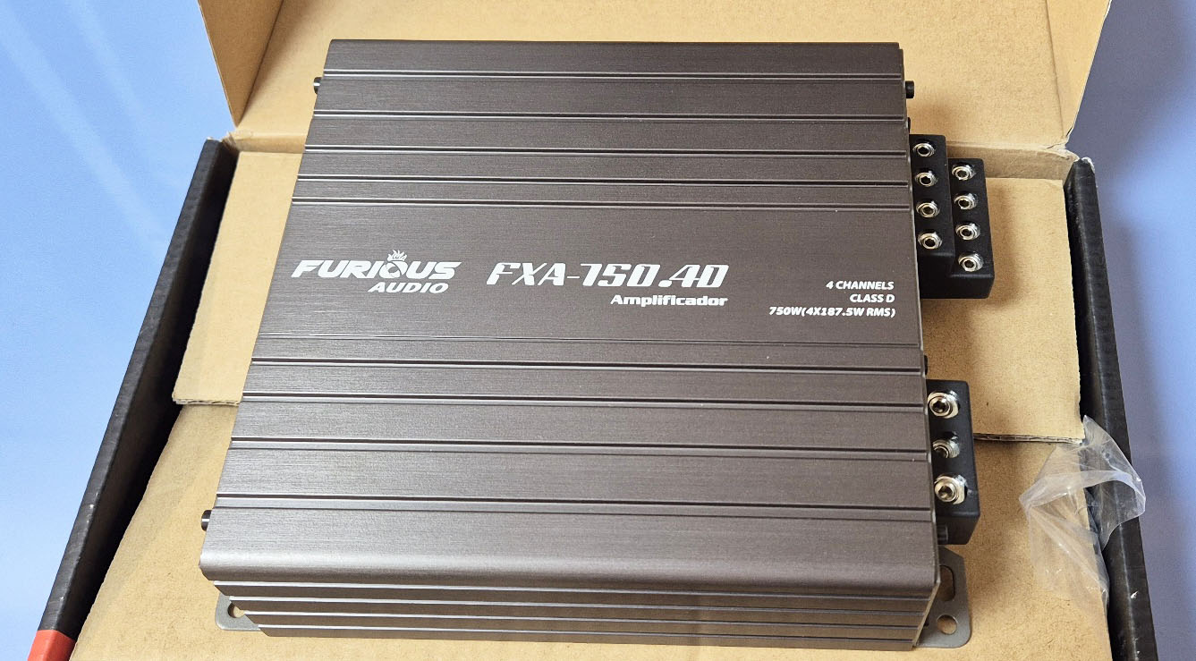 FURIOUS AUDIO 4채널 도시락앰프