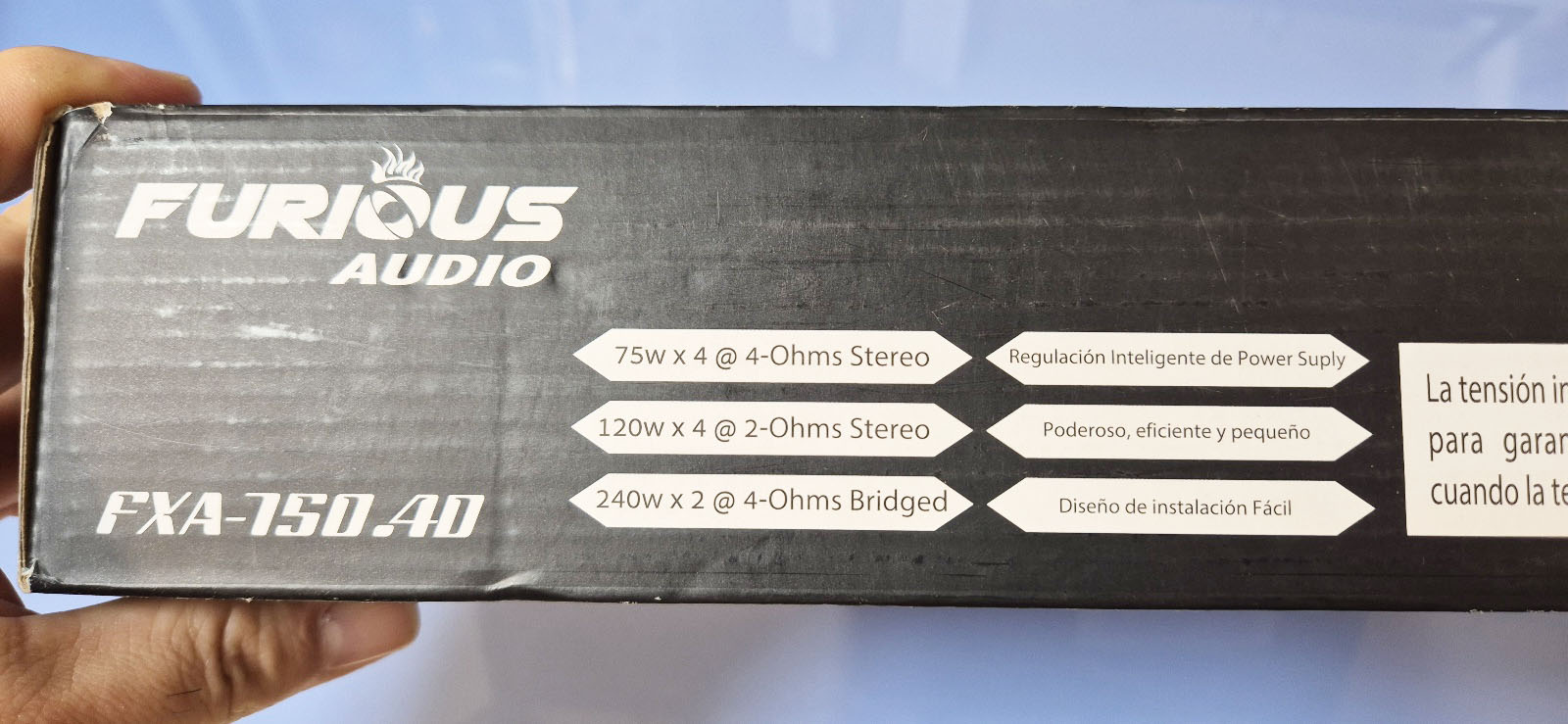 FURIOUS AUDIO 4채널 도시락앰프