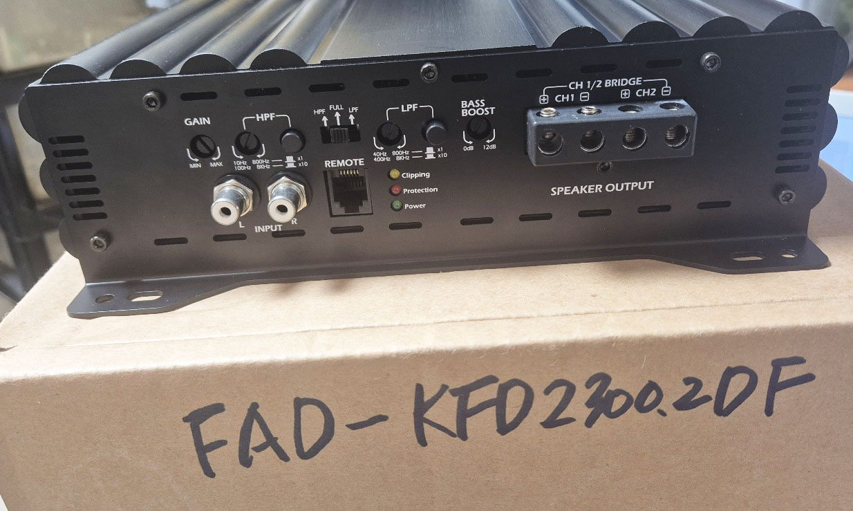 고출력 다이나믹 FA2500.2 2채널 앰프 (노브랜드 버젼)