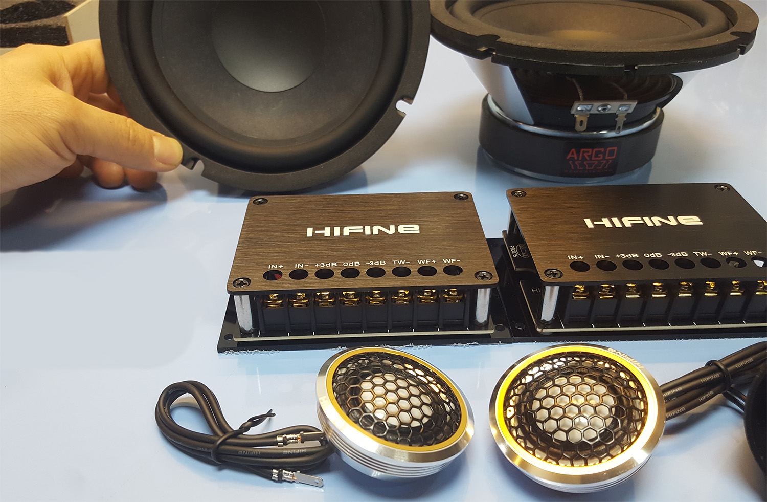 6.5FX II + HIFINE 패시브 + 세라믹돔트위터 2웨이세트