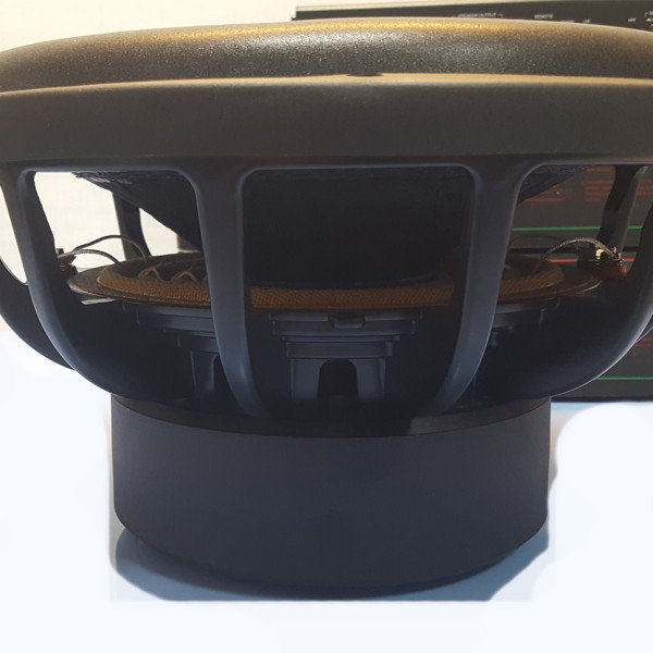 12인치 더블 전용 3큐빅 더블각포트 우퍼박스(고급 블랙레자 마감)