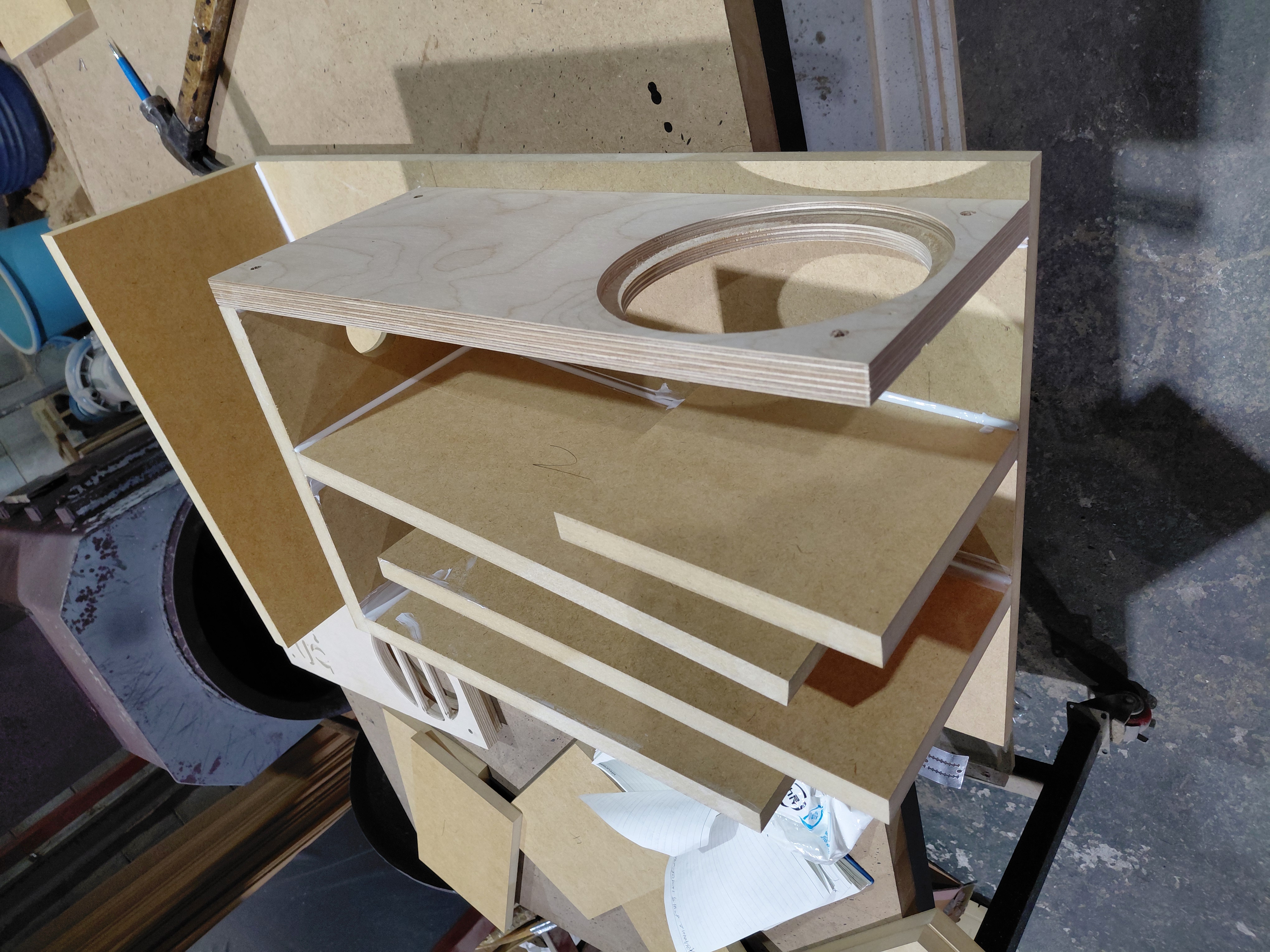 홈용 6.5인치 백로드 인클로져