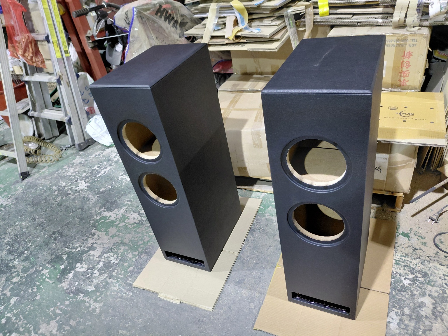 6.5인치 더블각포트 우퍼박스