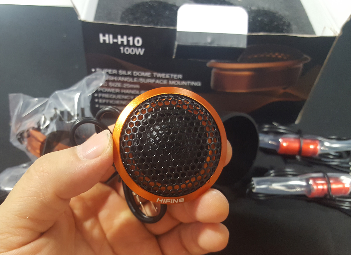 HIFINE H10 실크돔트위터(순정대체용)