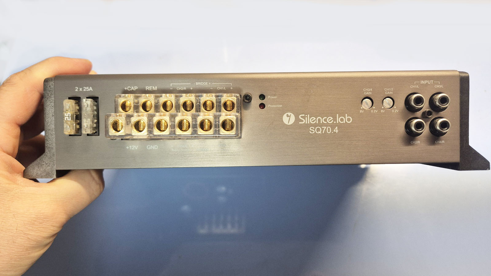 공장 리퍼브 중고 사일런스랩 SQ 70.4 4채널앰프