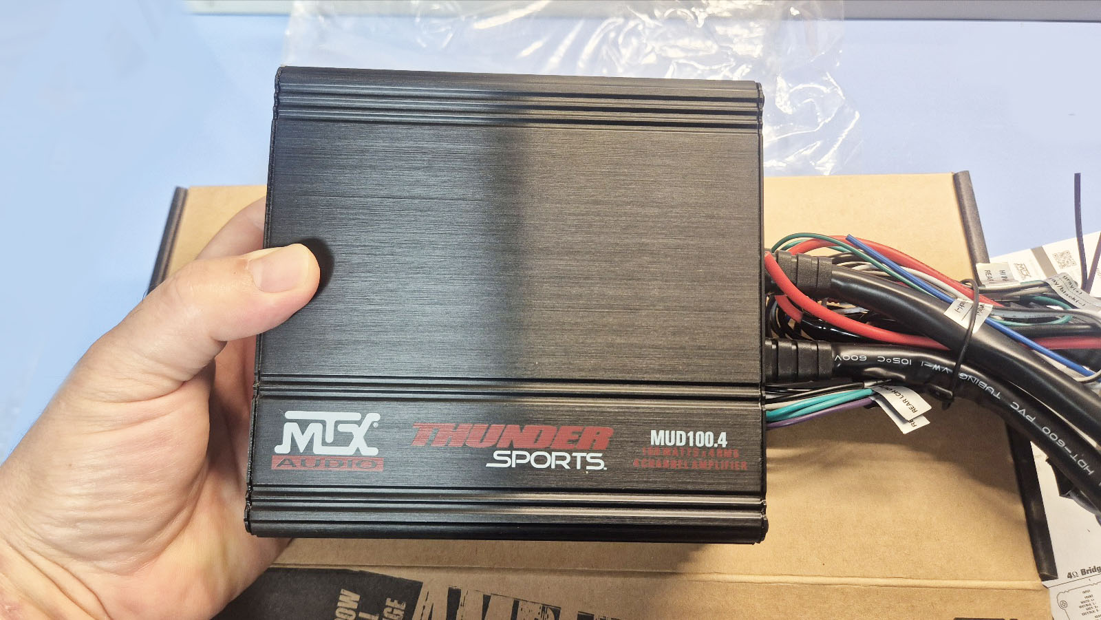 MTX MUD100.4 오토바이 미니앰프