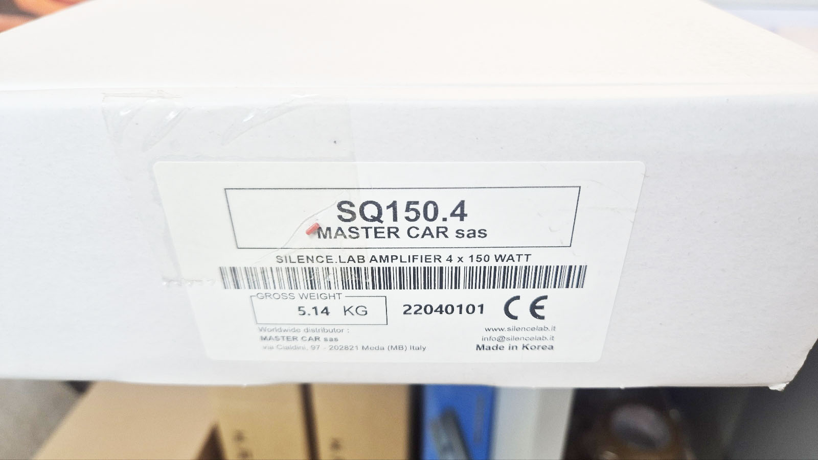 고음질 사일런스 랩 SQ 150.4 정통 AB클라스 앰프